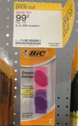 bic erasers