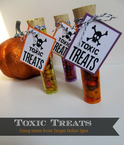 Toxic Treats - Made with containers from the Target Dollar Spot