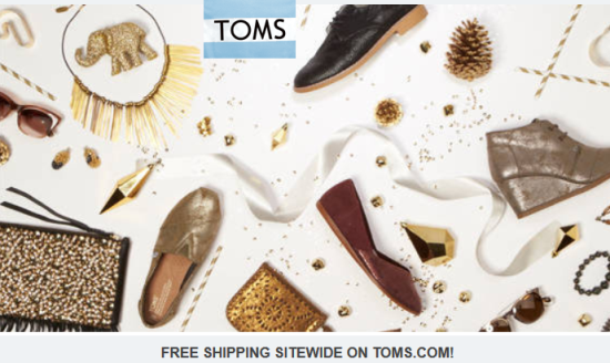 TOMS free shipping