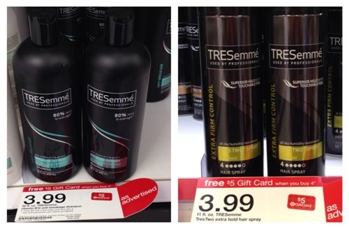 target tresemme collage