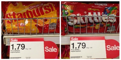 target candy collage