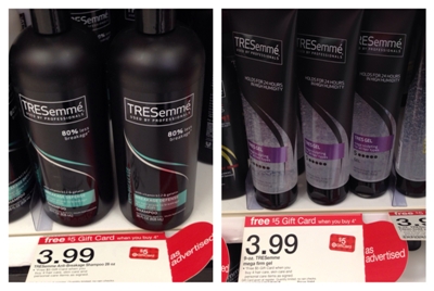 target tresemme collage pic