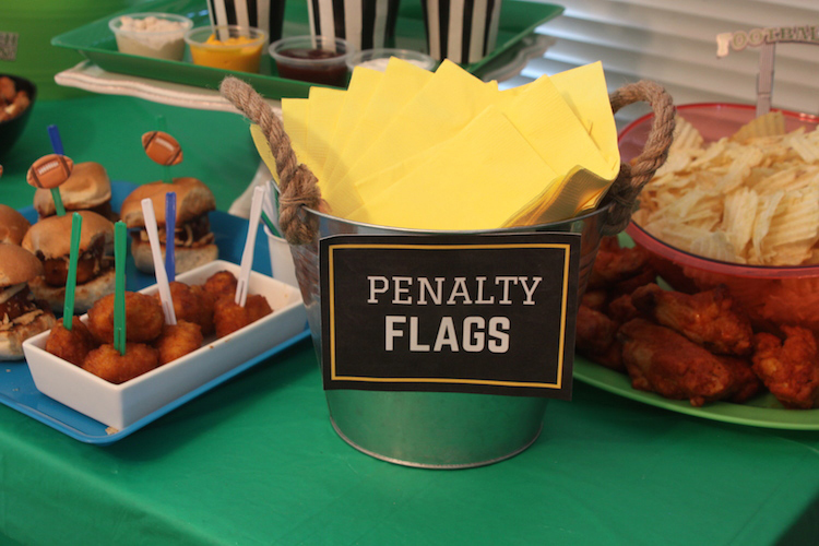 Penalty Flag napkins