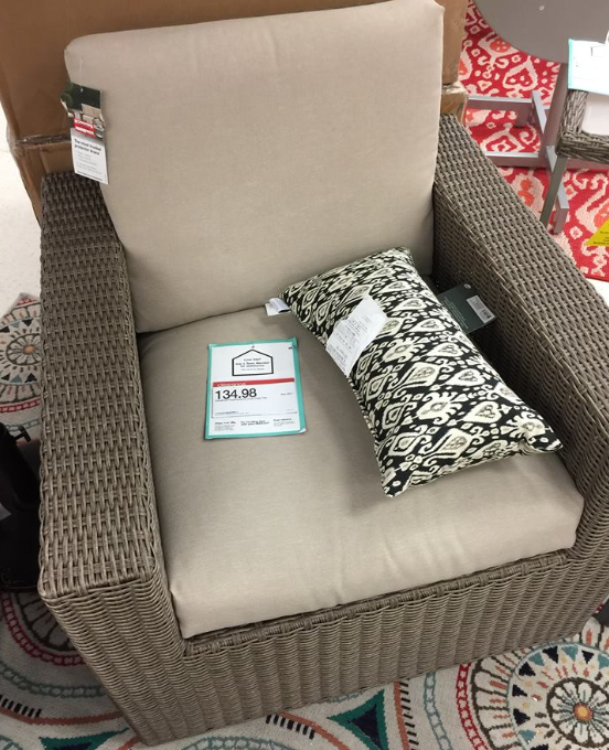 target read clear p chair grey