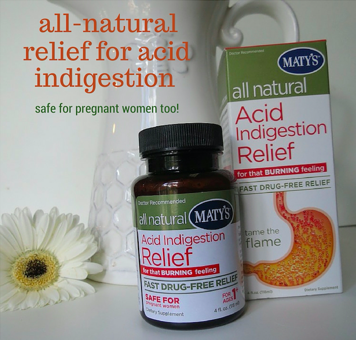Maty's all natural relief for Acid Indigestion