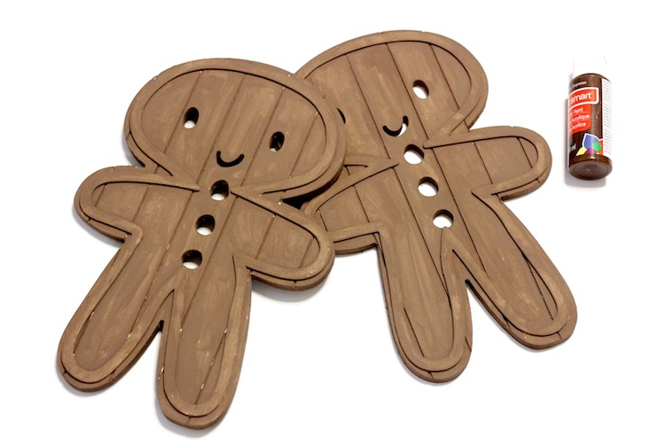 DIY Wood Gingerbread People - Supplies from Target
