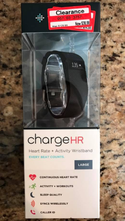 Target Clearance FitBit ChargeHR 70 