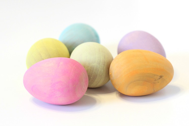 DIY Wooden Easter Eggs from Target Dollar Spot