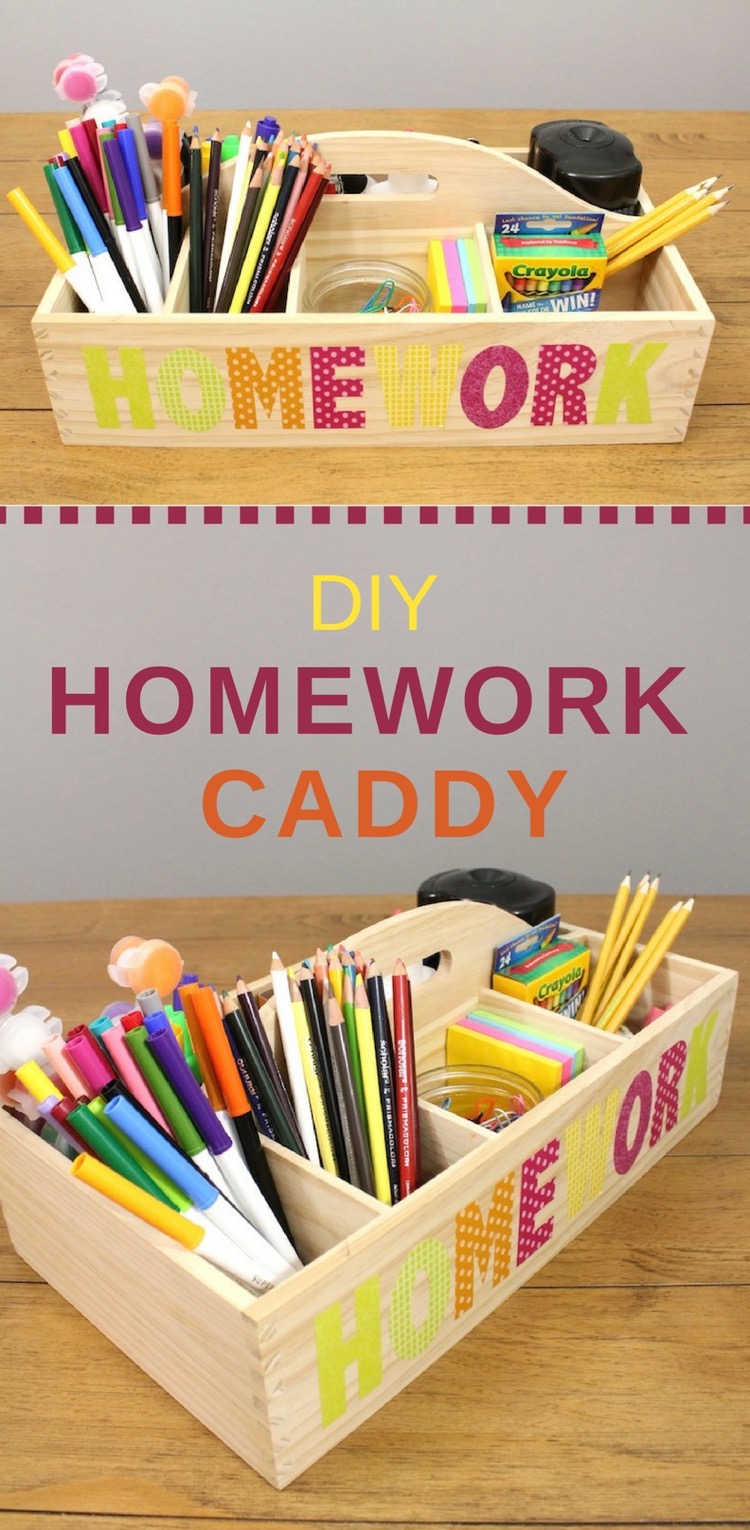DIY Homework Caddy | All Things Target