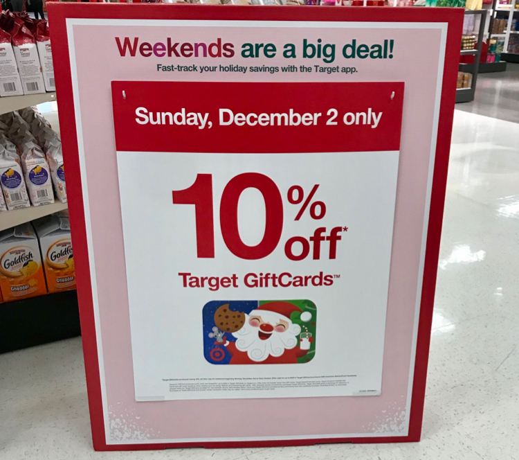 10 off Target gift cards 2018